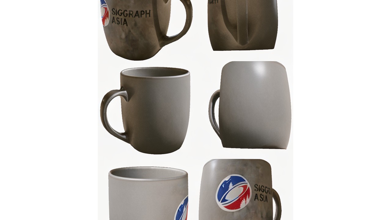 Multi-view generation result for the mug