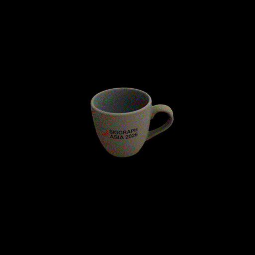 Mug rendering animation